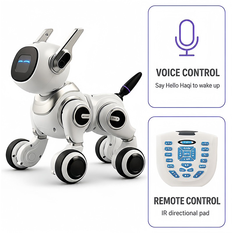 Kids Early Education - Perro robot interactivo G110 para niños,