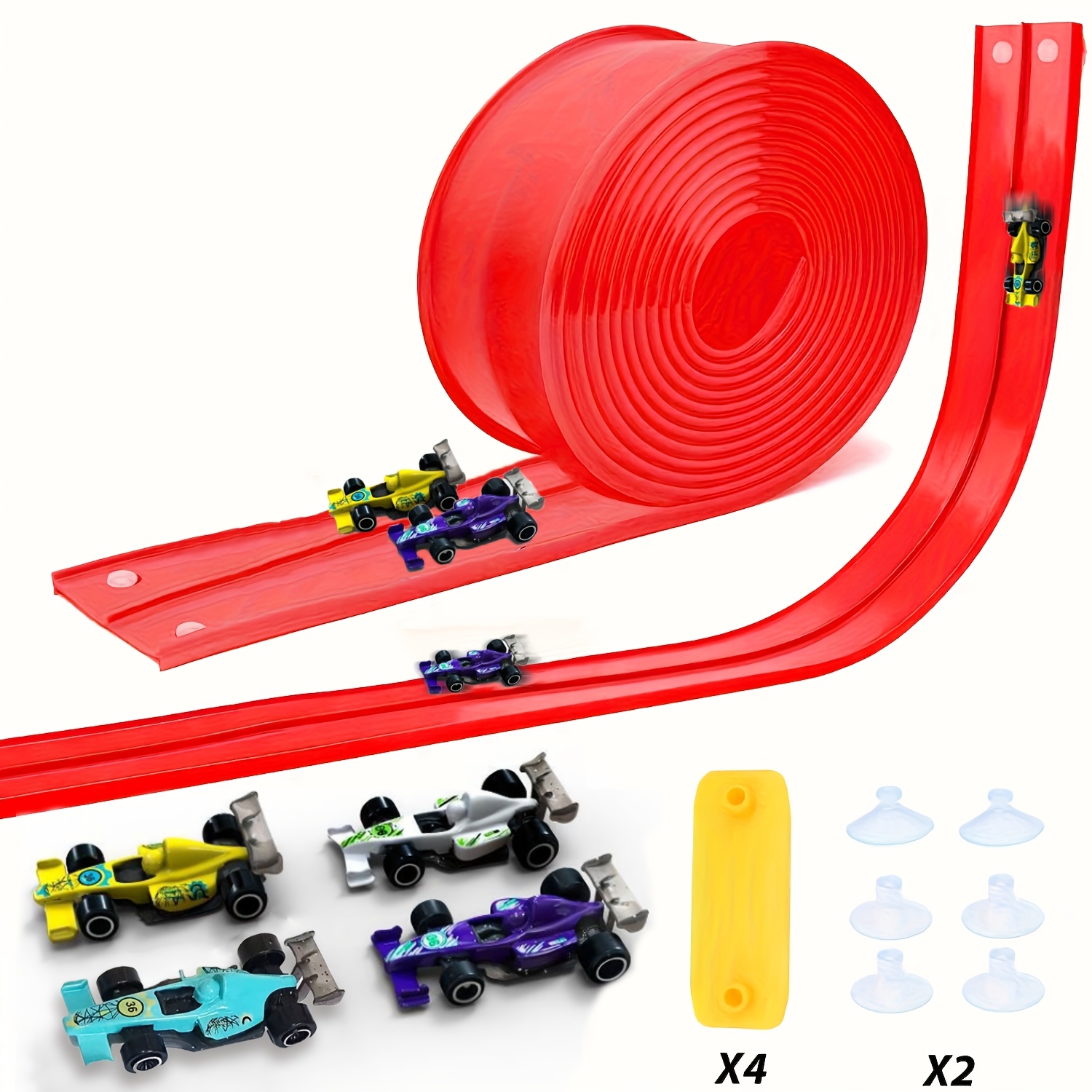 Kids No Education - Pista de Carreras Flexible y Curvable