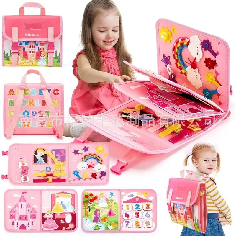 Kids Early Education - Tablero de Actividades de Fieltro Montessori