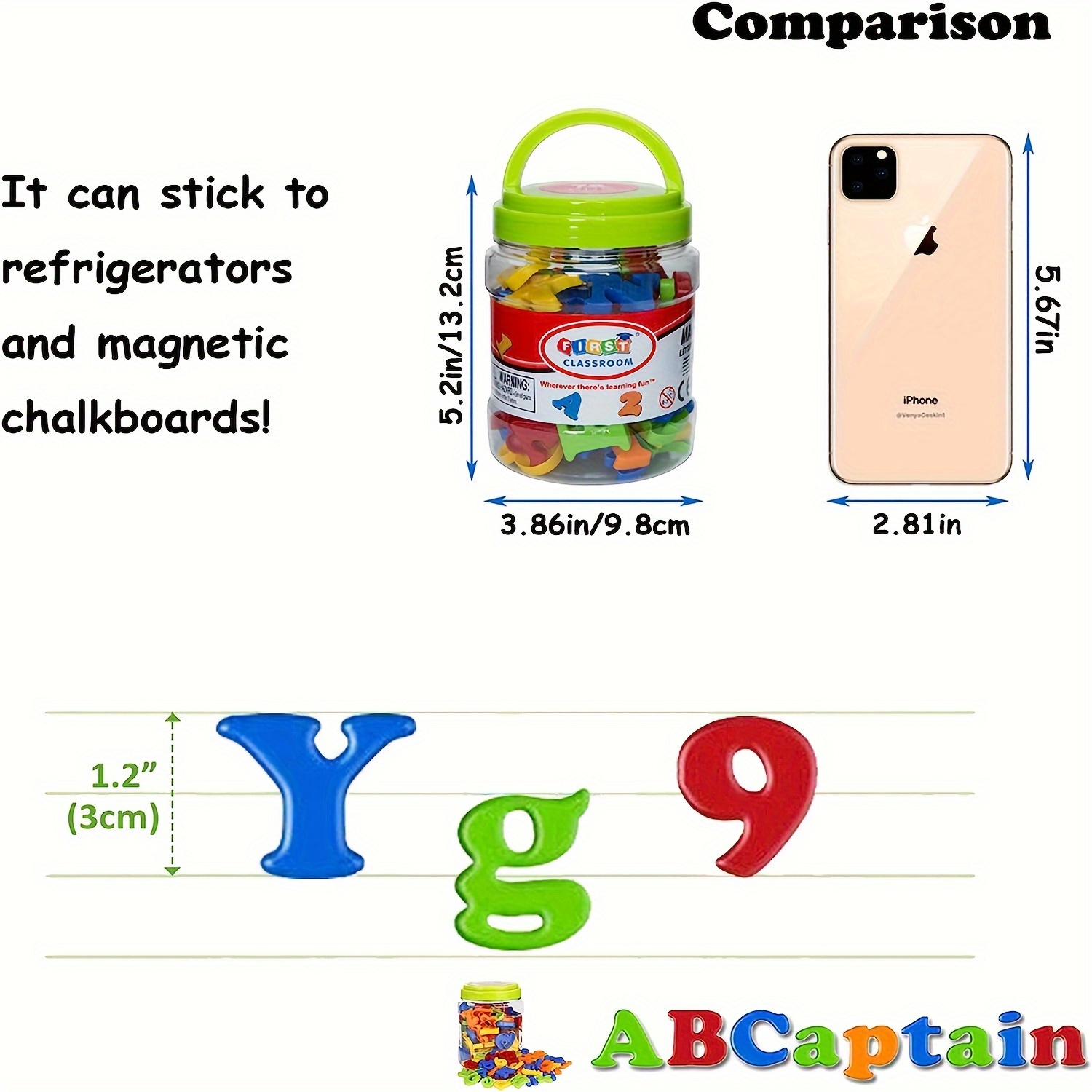 78 Uds letras magnéticas númer - Magnetic Letter Board reseña y precio