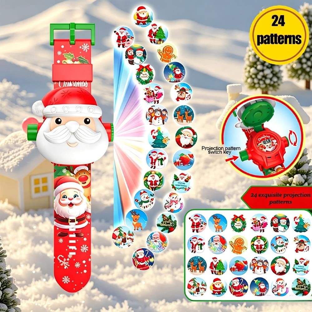 Reloj de proyección navideño,  - Kids Educational Watch reseña y precio