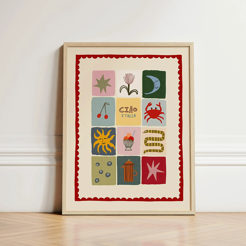 Impresión de almazuela, arte d - Kids Educational Poster reseña y precio