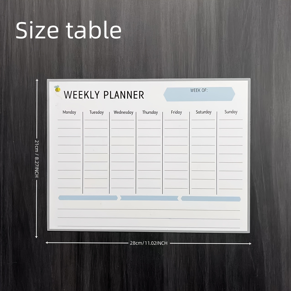 Tablero planificador semanal m - Magnetic Letter Board reseña y precio