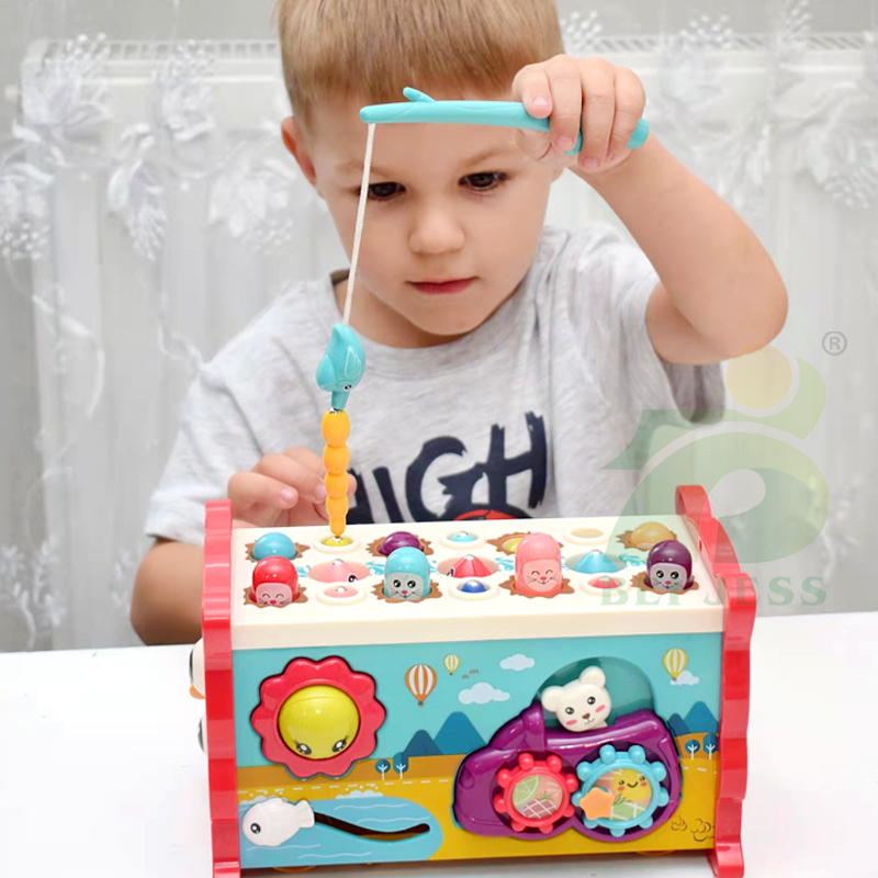 Cubo sensorial de pesca magnét - Kids Education Music reseña y precio