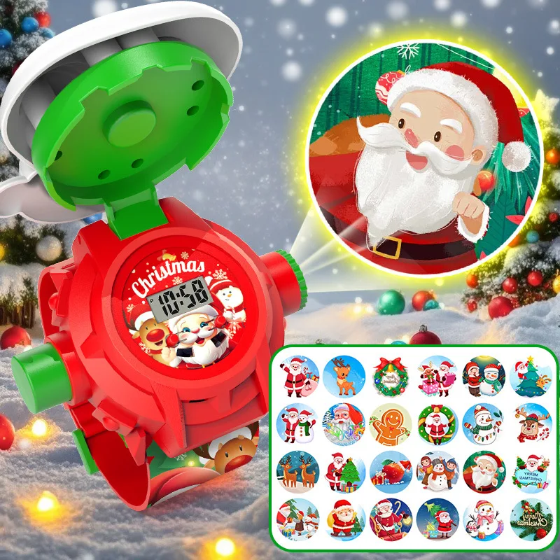 Reloj de proyección navideña p - Kids Educational Watch reseña y precio