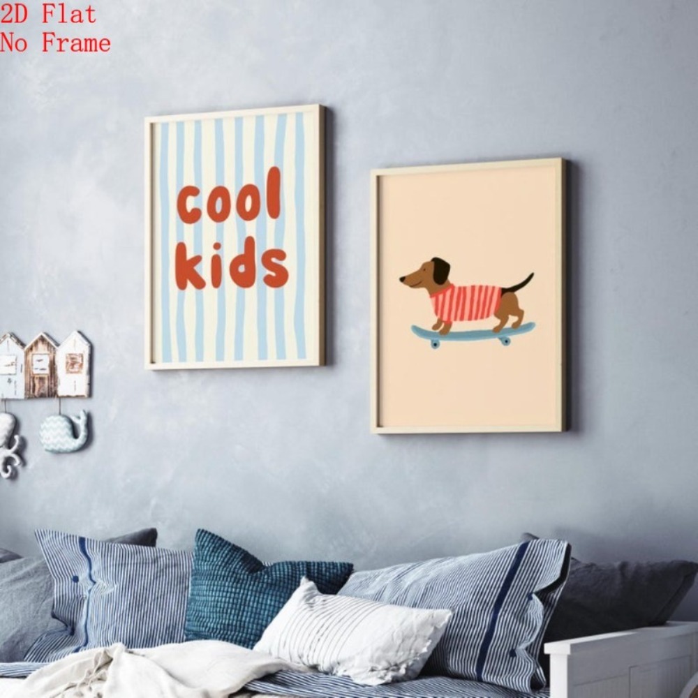 2 carteles de lienzo sin marco - Kids Educational Poster reseña y precio