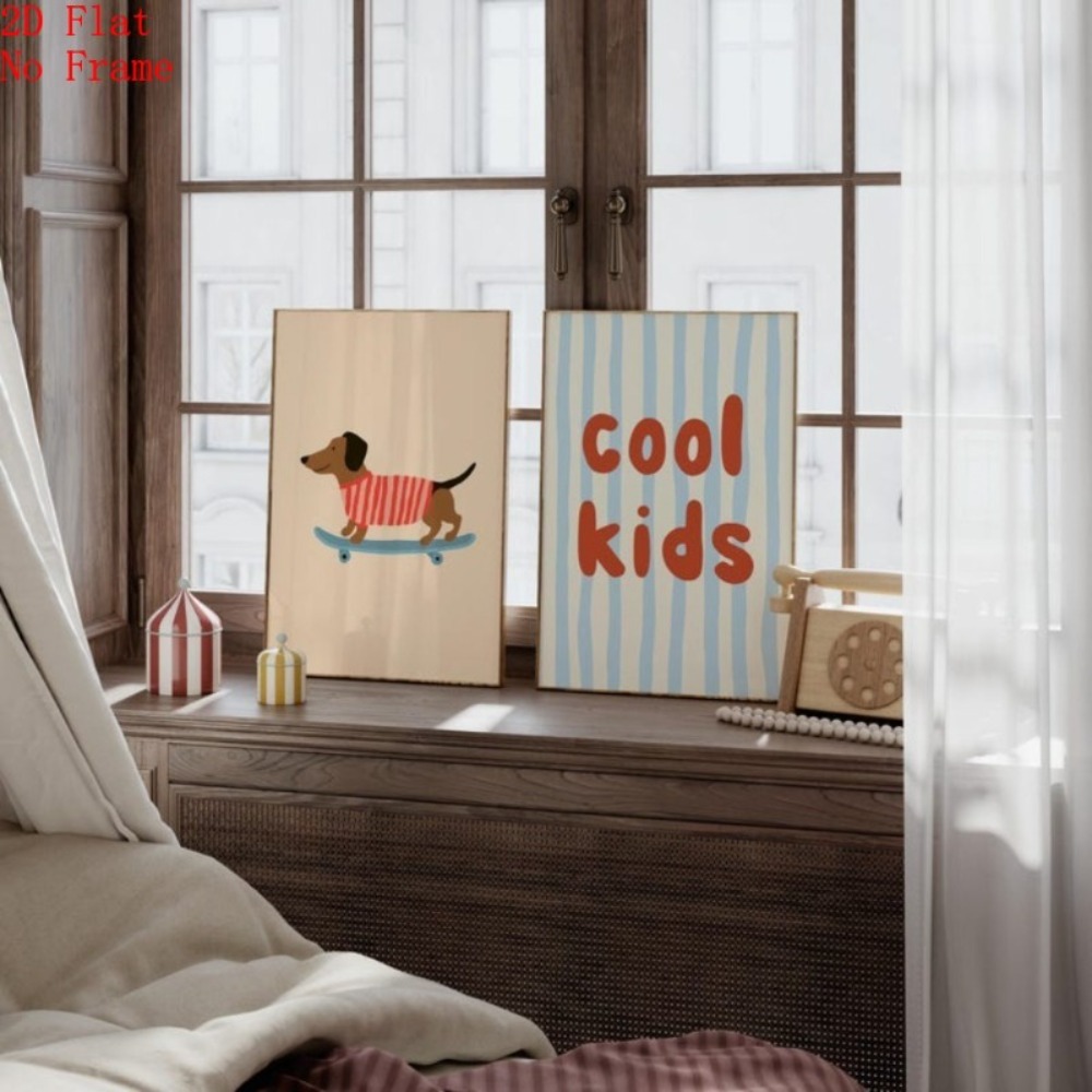 2 carteles de lienzo sin marco - Kids Educational Poster reseña y precio