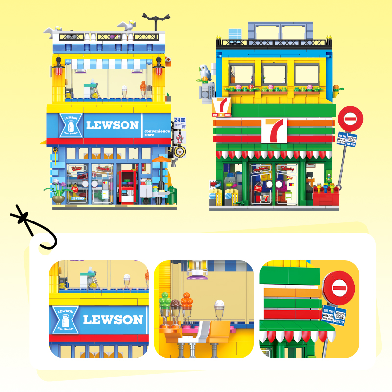 1263+ Piezas, Tienda de Conven - Kids Education Store reseña y precio