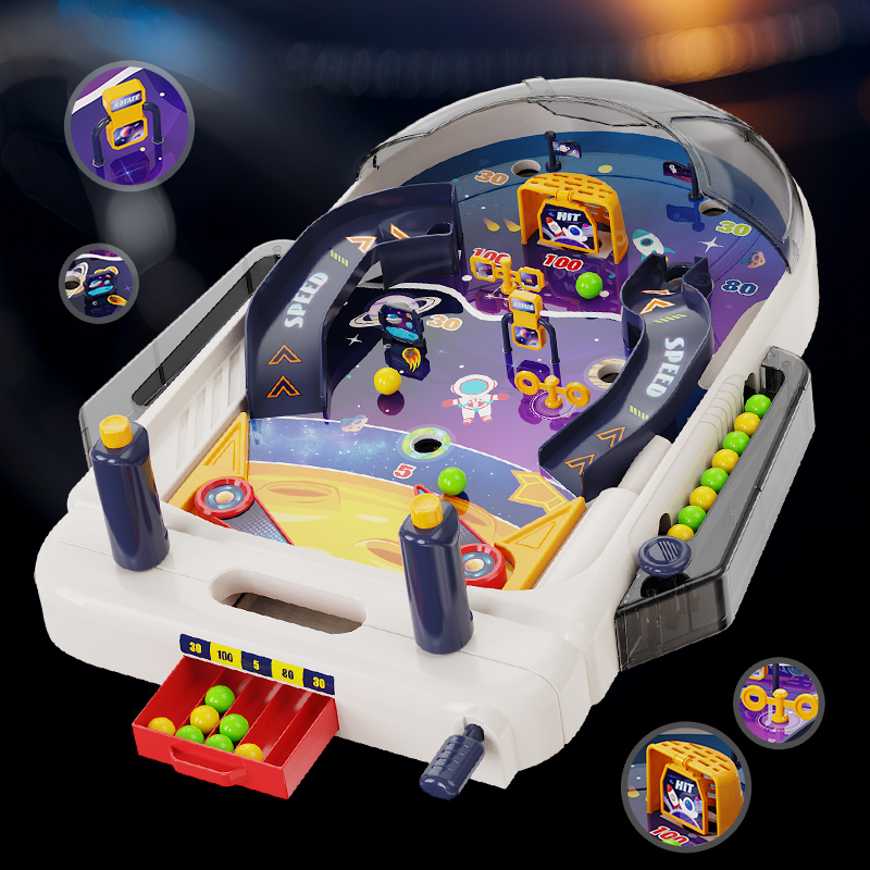 Juego de mesa de pinball espac - Kids Education Music reseña y precio