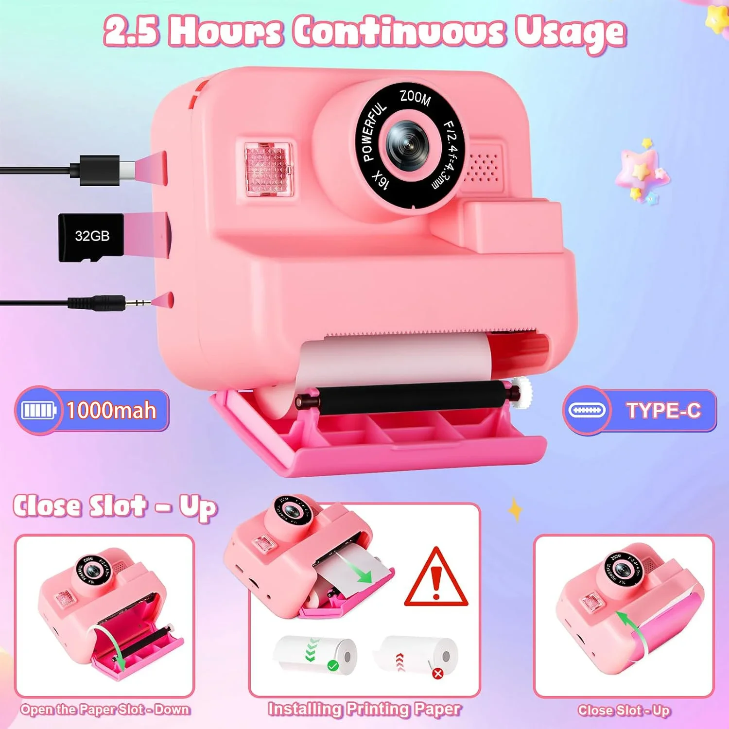 Cámara Digital para niños, imp - Japanese Kids Education reseña y precio