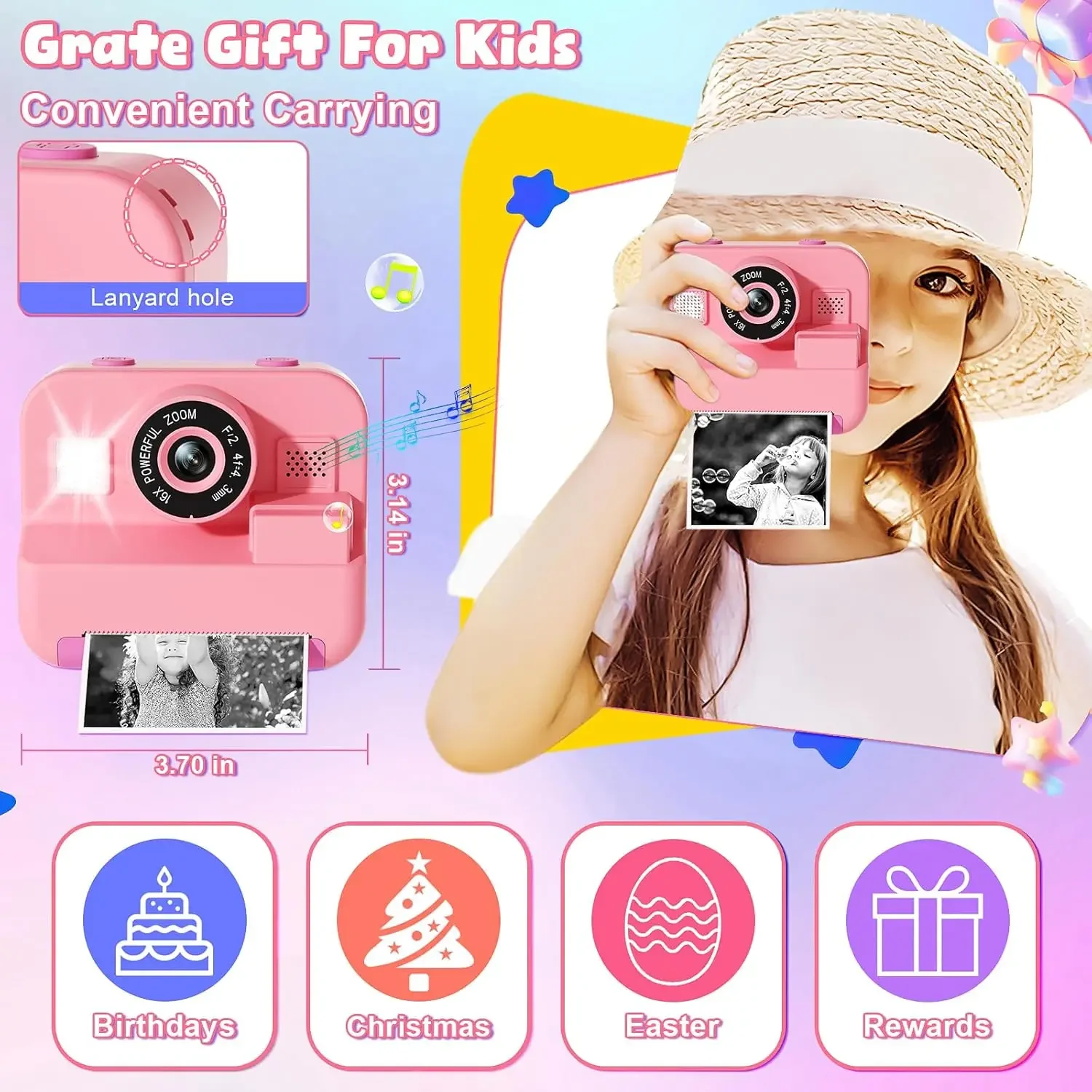 Cámara Digital para niños, imp - Japanese Kids Education reseña y precio