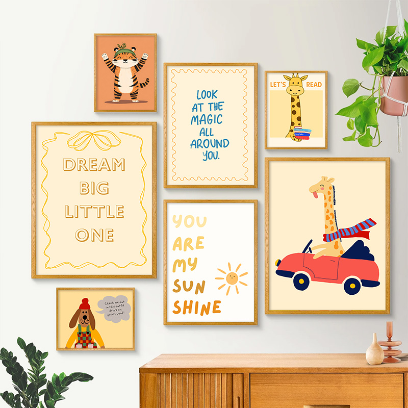 Póster de dibujos animados de  - Kids Educational Poster reseña y precio