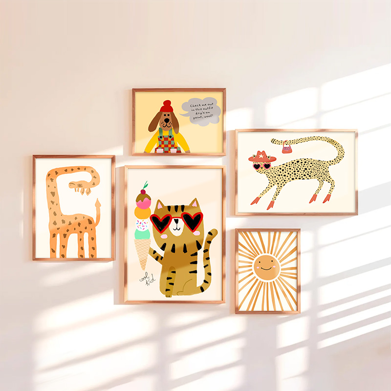 Póster de dibujos animados de  - Kids Educational Poster reseña y precio