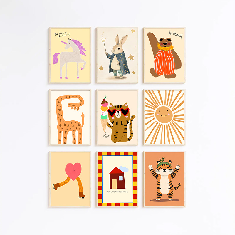 Póster de dibujos animados de  - Kids Educational Poster reseña y precio