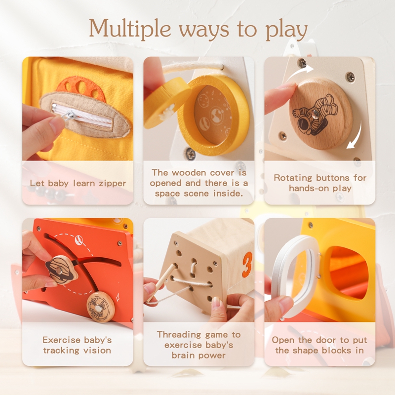 Juguetes Montessori de madera  - Kids Education Music reseña y precio