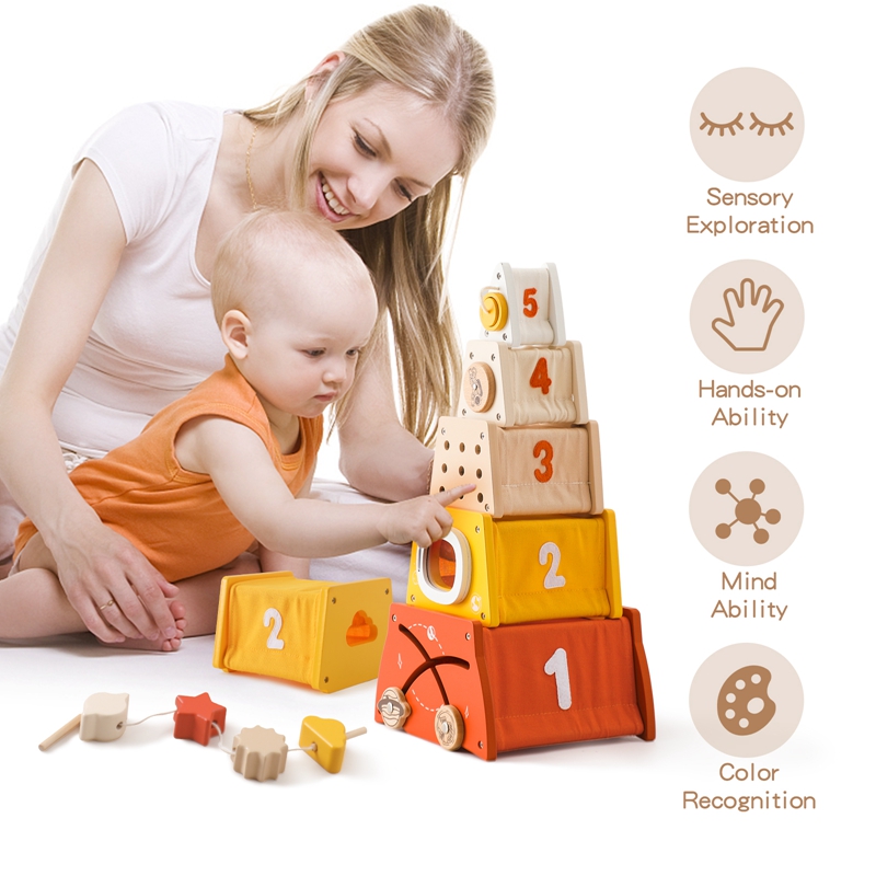Juguetes Montessori de madera  - Kids Education Music reseña y precio